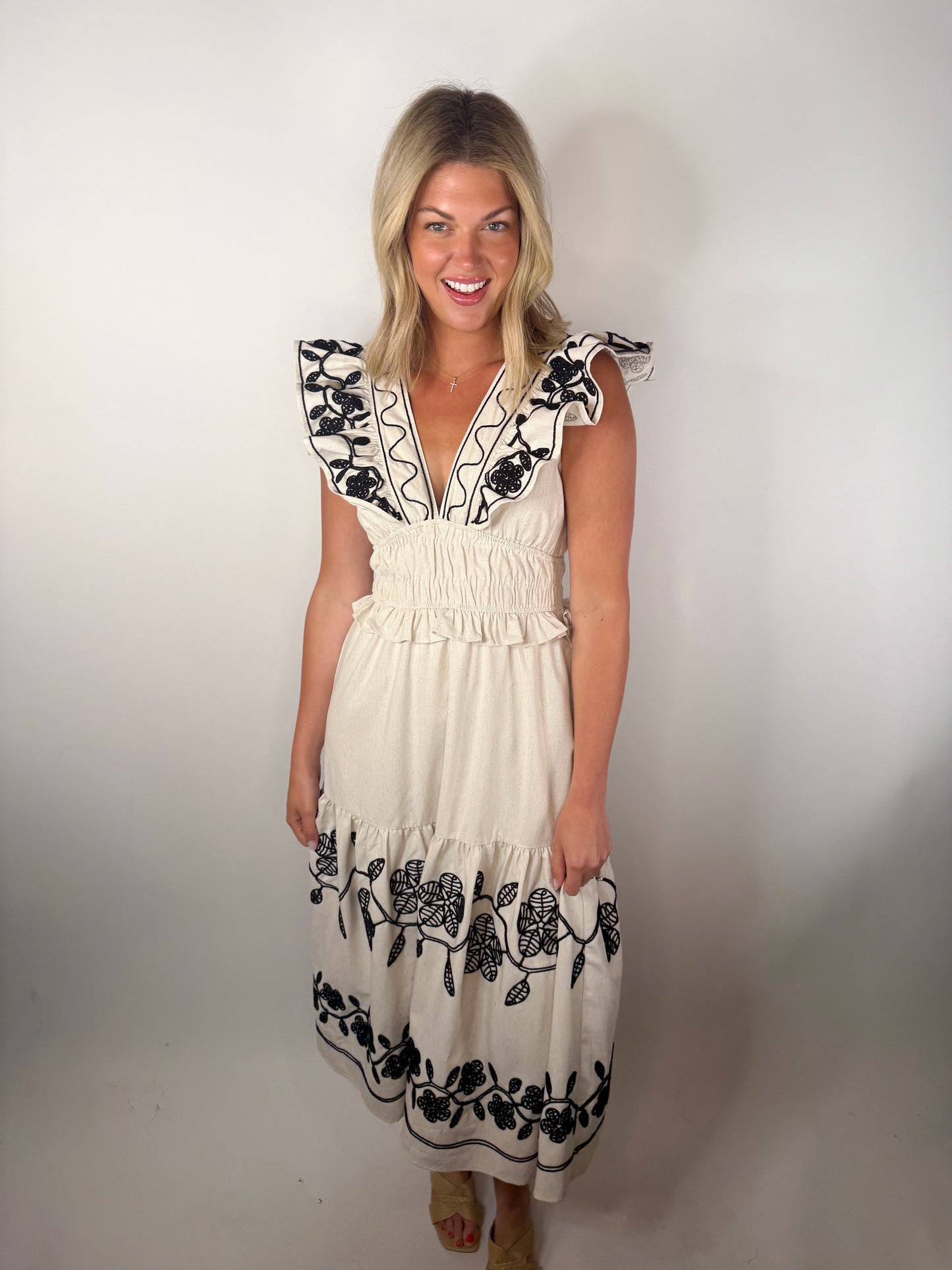 The Camila Embroidered Dress