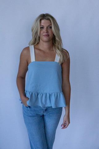 Bow Back Ruffle Top - Final Sale - Ardire Collection