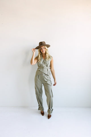 Cargo - Style High - Waisted Pants - Final Sale - Ardire Collection