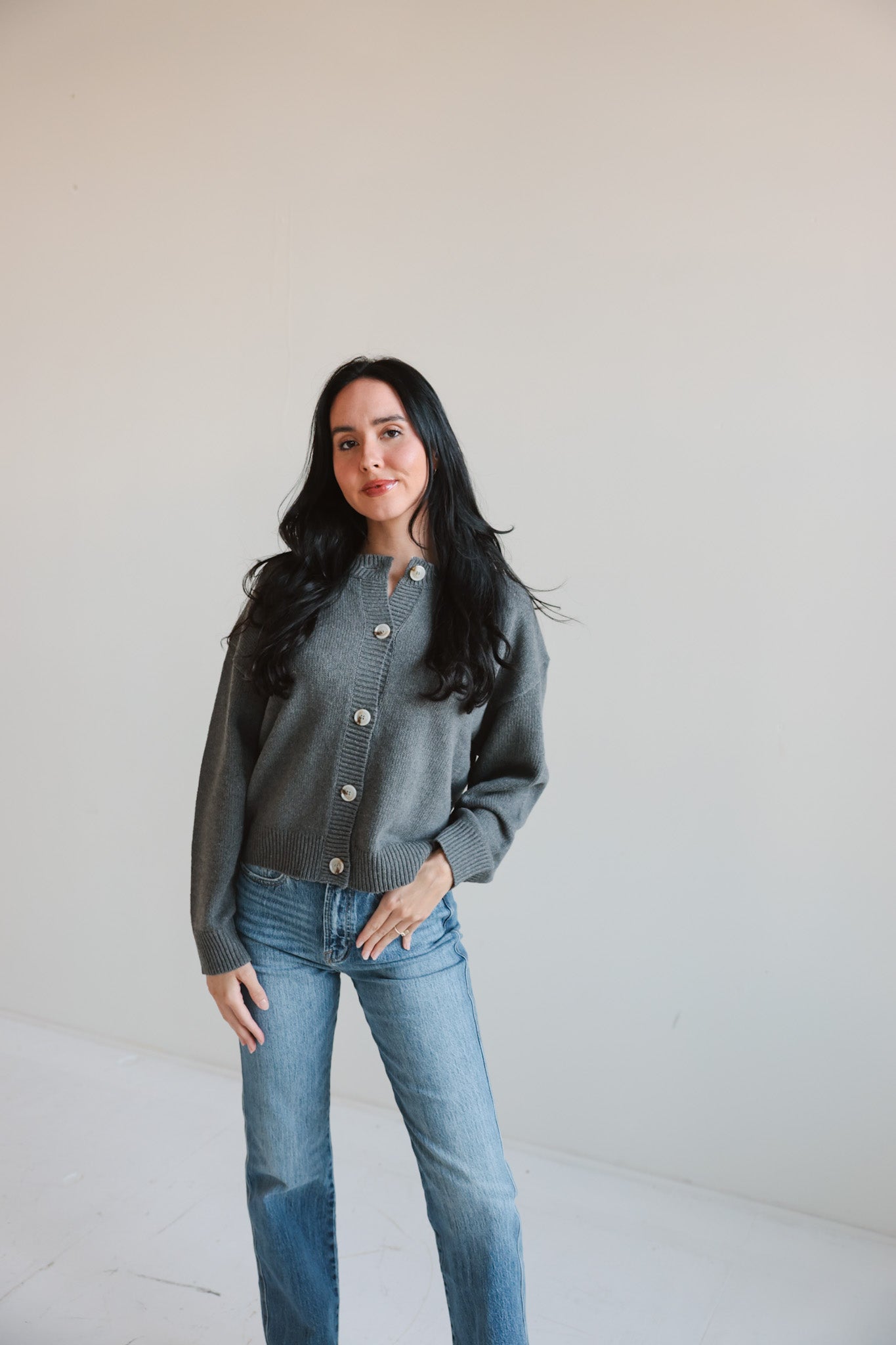 Classic Button - Up Cardigan - Final Sale - Ardire Collection