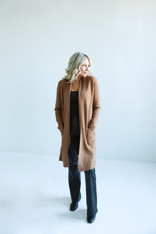 Classic Longline Open - Front Cardigan - Final Sale - Ardire Collection