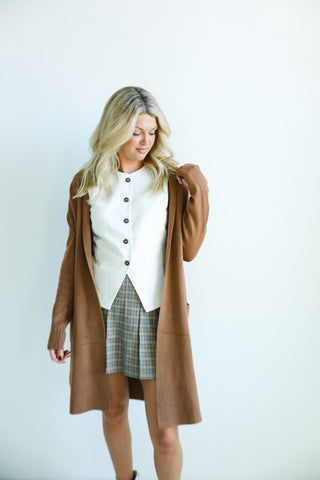 Classic Longline Open - Front Cardigan - Final Sale - Ardire Collection