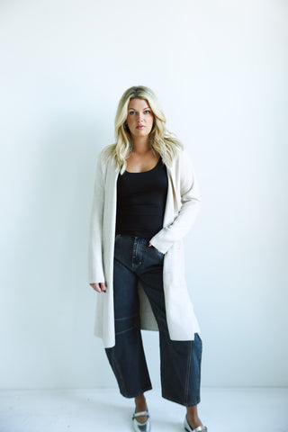 Classic Longline Open - Front Cardigan - Final Sale - Ardire Collection