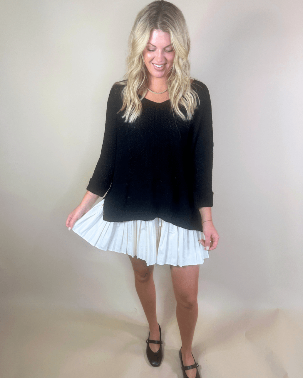 Cozy Chic Knit Sweater in Black - Final Sale - Ardire Collection
