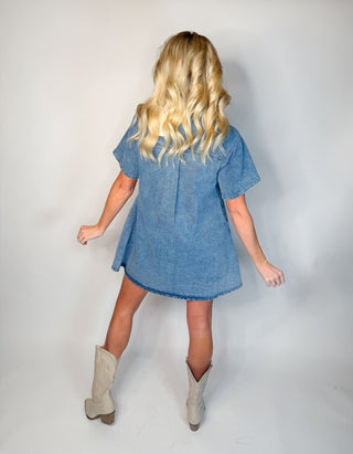 Denim Days Mini Dress - Ardire Collection