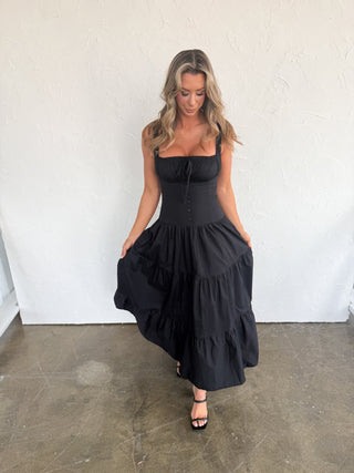 Elegant Tiered Maxi Dress - Ardire Collection