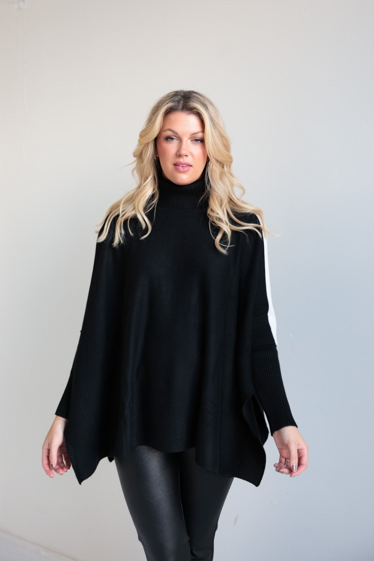 Elevated Contrast Stripe Sweater - Final Sale - Ardire Collection