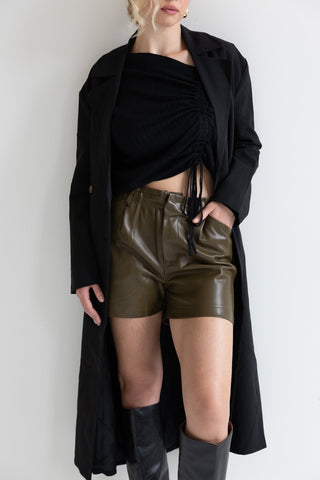 Faux Leather Short - Final Sale - Ardire Collection