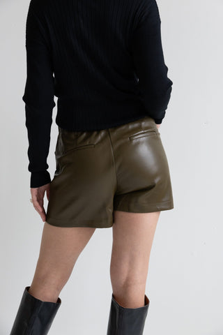 Faux Leather Short - Final Sale - Ardire Collection