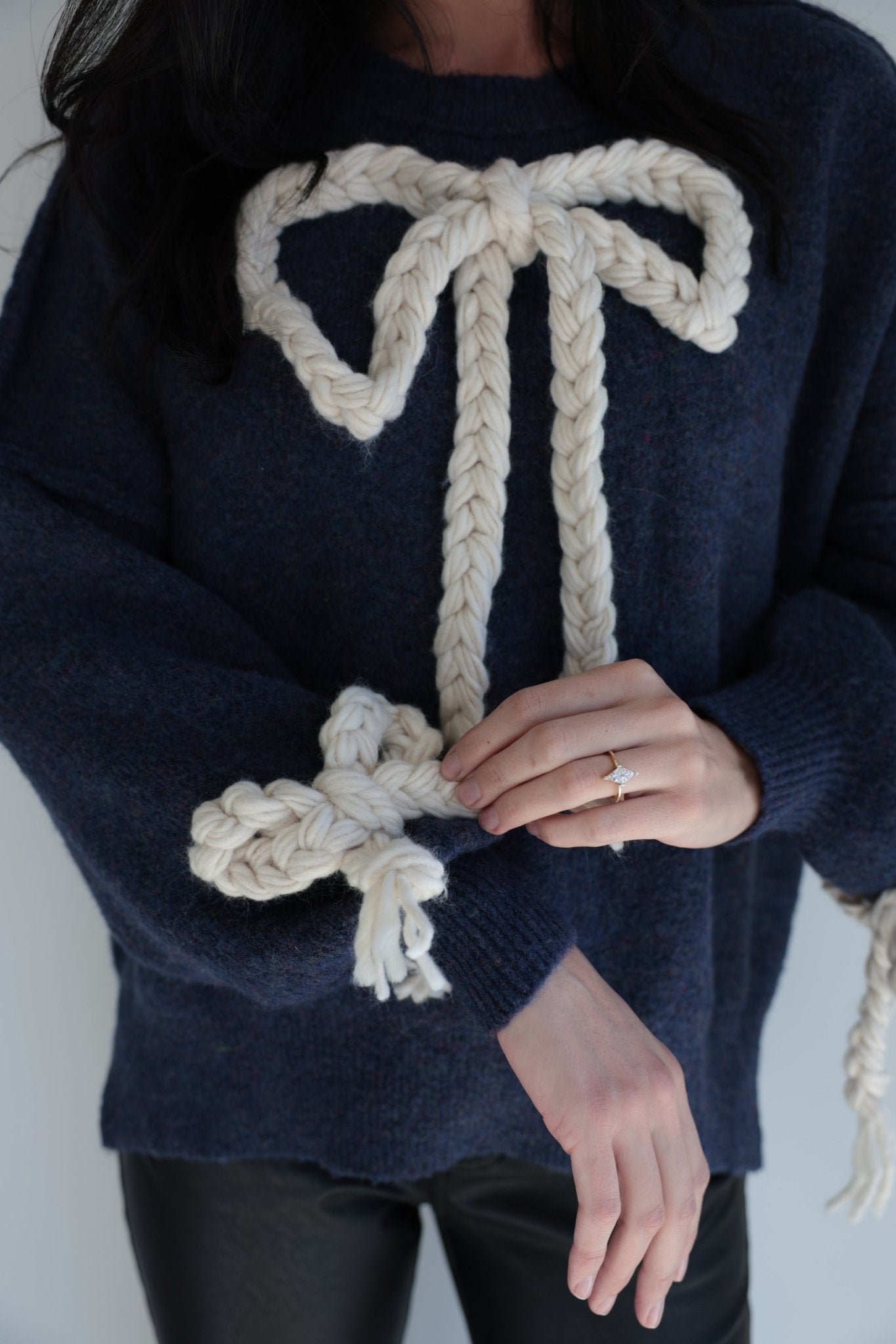 Festive Bow - Accent Sweater - Final Sale - Ardire Collection