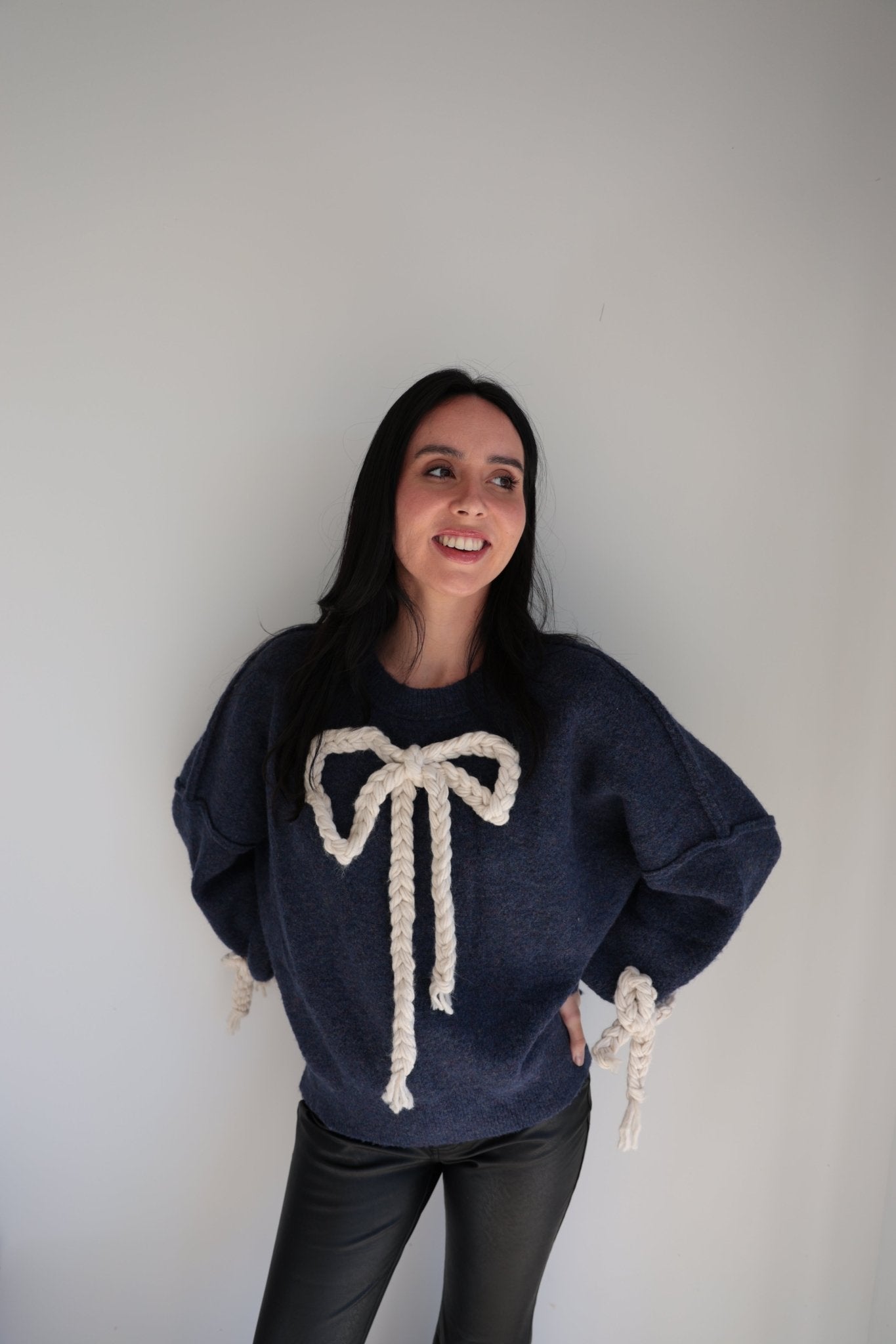 Festive Bow - Accent Sweater - Final Sale - Ardire Collection