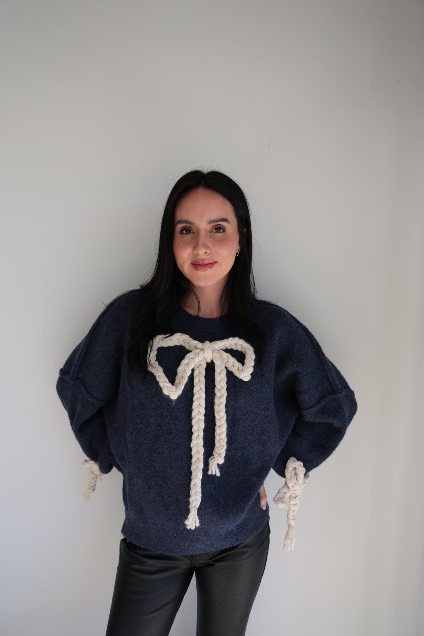 Festive Bow - Accent Sweater - Final Sale - Ardire Collection