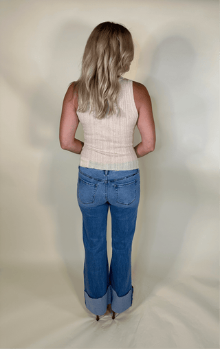 High Neck Knit Tank - Final Sale - Ardire Collection