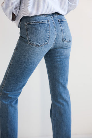 High - Waisted Staple Straight Jeans - Ardire Collection