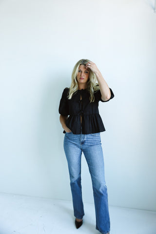 High - Waisted Staple Straight Jeans - Ardire Collection