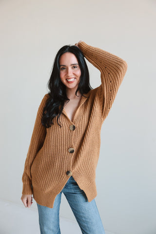 Oversized Knit Cardigan with pockets - Final Sale - Ardire Collection