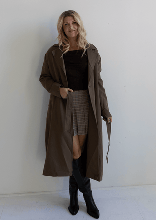 Pleated Plaid Mini Skirt - Final Sale - Ardire Collection