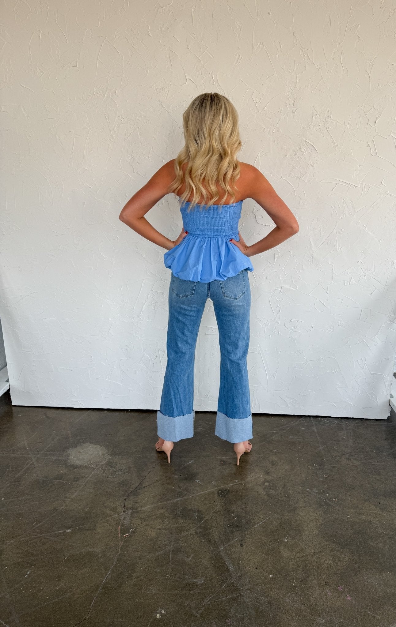Savannah Peplum Tube Top - Ardire Collection