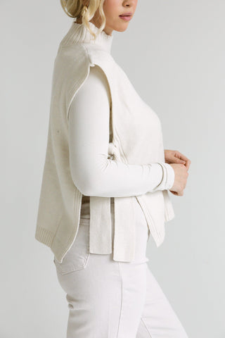 Side - Tie Knit Vest - Final Sale - Ardire Collection