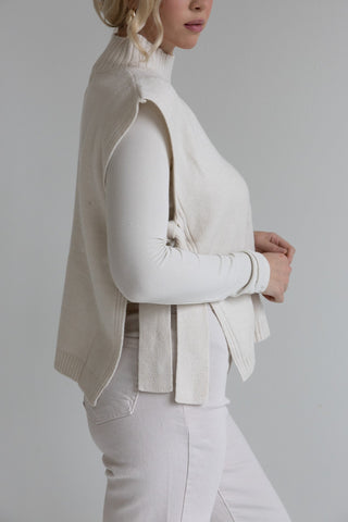 Side - Tie Knit Vest - Final Sale - Ardire Collection