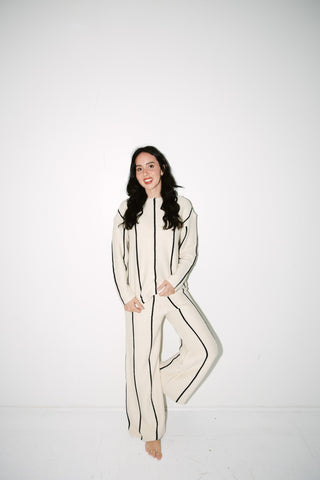 Striped Cozy Knit Sweater - Final Sale - Ardire Collection