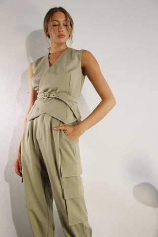 Structured Wrap Vest - Final Sale - Ardire Collection