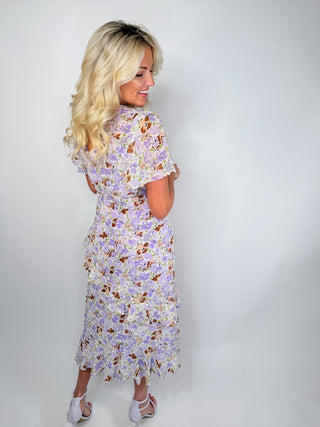 The Blossom Ruffle Midi Dress - Ardire Collection