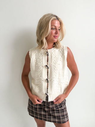 The Brielle Textured Vest - Ardire Collection