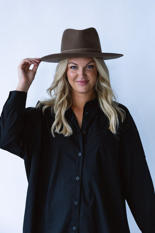 The Charlotte Wool Felt Fedora - Final Sale - Ardire Collection