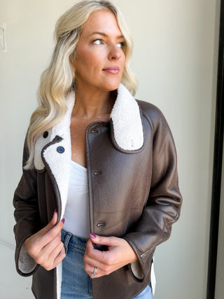 The Emerson Reversible Shearling Jacket - Ardire Collection
