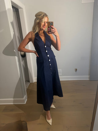 The Hazel Halter Dress - Ardire Collection