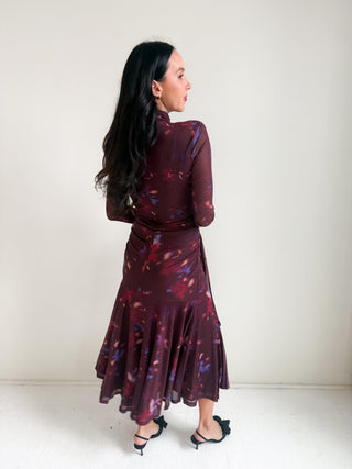 The Isla Mesh Midi Dress - Ardire Collection