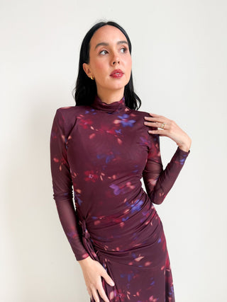 The Isla Mesh Midi Dress - Ardire Collection