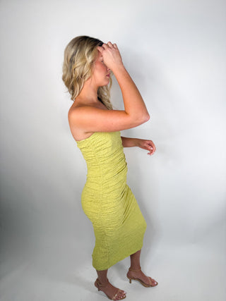 The Luxe Strapless Midi Dress - Ardire Collection