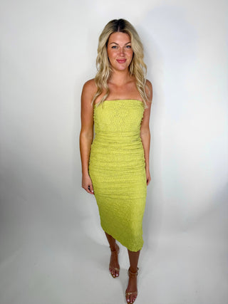 The Luxe Strapless Midi Dress - Ardire Collection