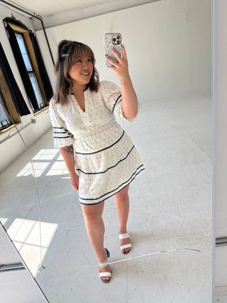 The Maren Striped Dress - Ardire Collection