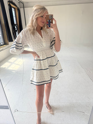 The Maren Striped Dress - Ardire Collection