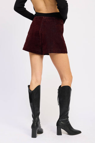 The Monroe Velvet Skort - Ardire Collection