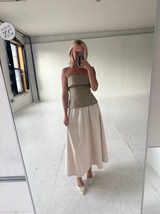 The Olive Hour Midi Dress - Ardire Collection