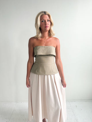 The Olive Hour Midi Dress - Ardire Collection