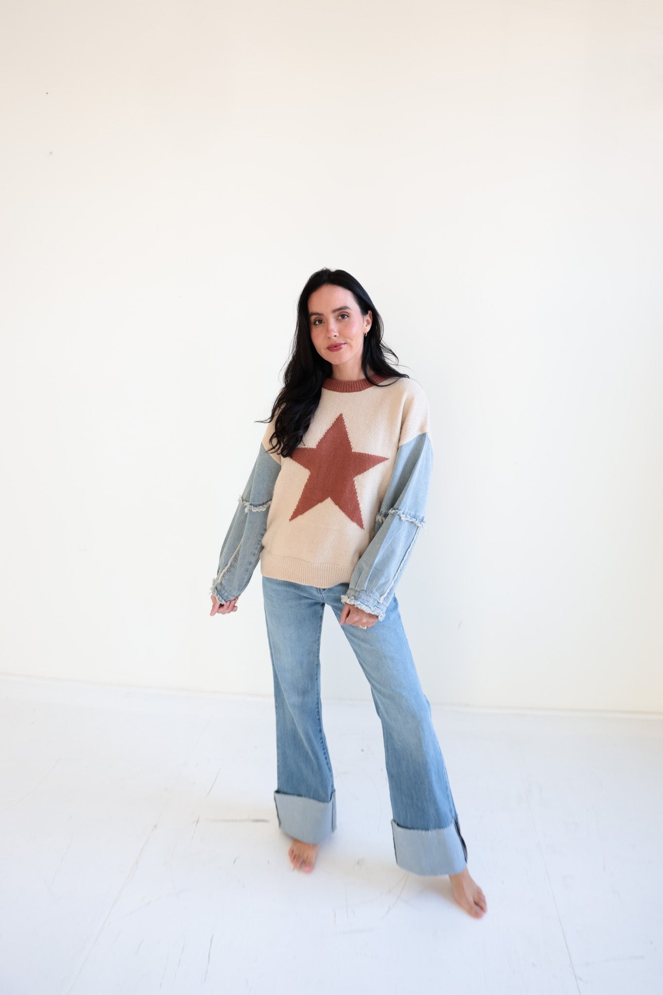 Western Star Knit Sweater - Final Sale - Ardire Collection