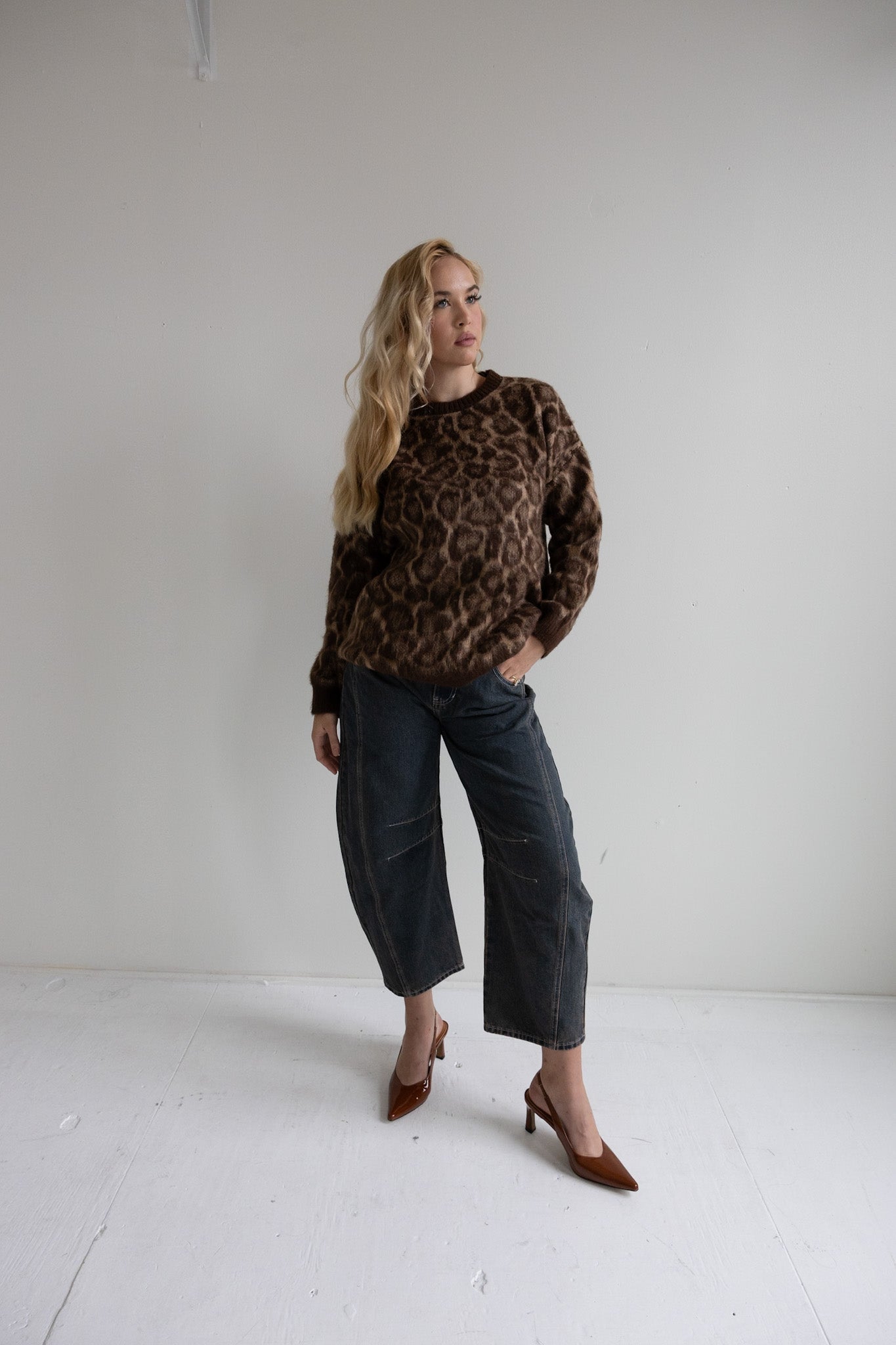 Wide - Leg Barrel Denim Jean - Final Sale - Ardire Collection