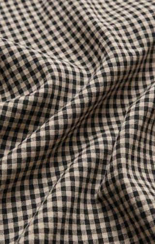 The Wendi Linen Gingham Maxi Skirt