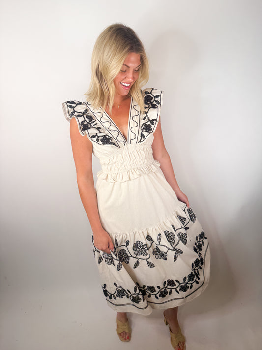 The Camila Embroidered Dress