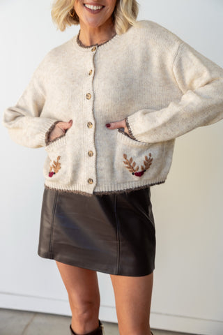 The Reindeer Social Cardigan