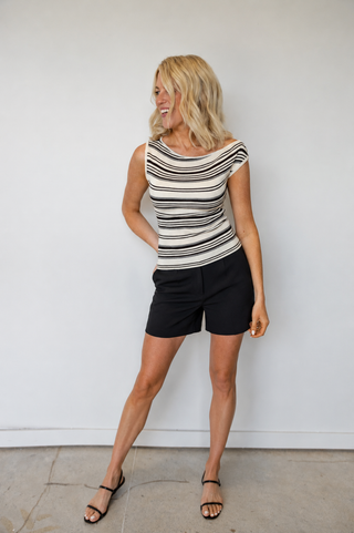 The Margot Stripe Knit Top