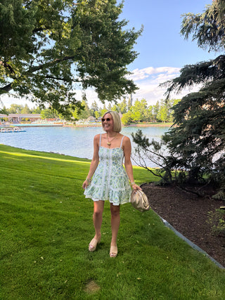 The Provence Floral Mini Dress