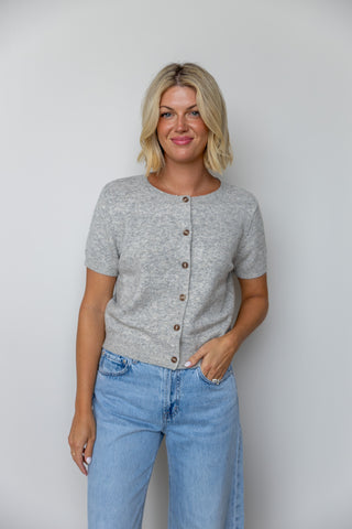 The Hadley Button-Front Knit Top