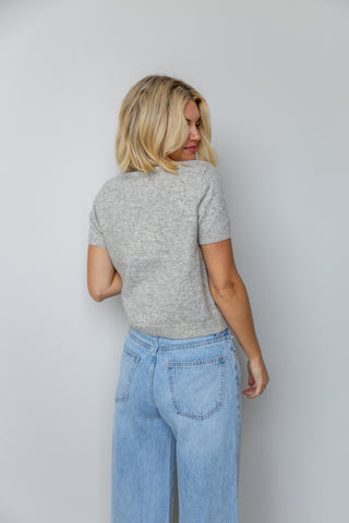 The Hadley Button-Front Knit Top
