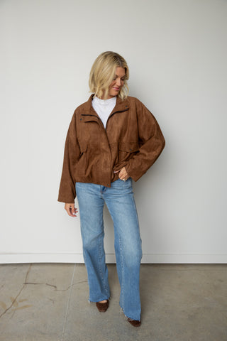 The Rowan Suede Utility Jacket